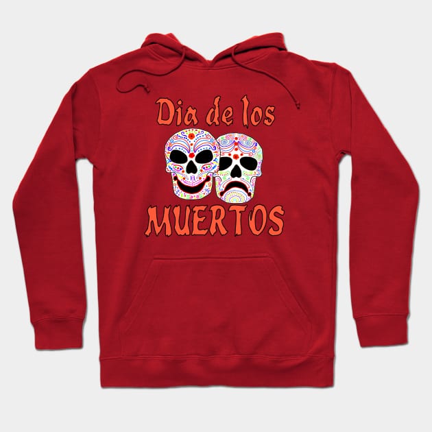 Dia de los Muertos Sugar Skulls Hoodie by Jan4insight TeeStore